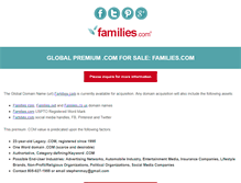 Tablet Screenshot of media.families.com