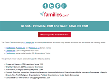 Tablet Screenshot of insurance.families.com