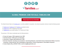 Tablet Screenshot of food.families.com