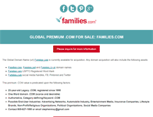 Tablet Screenshot of local.families.com